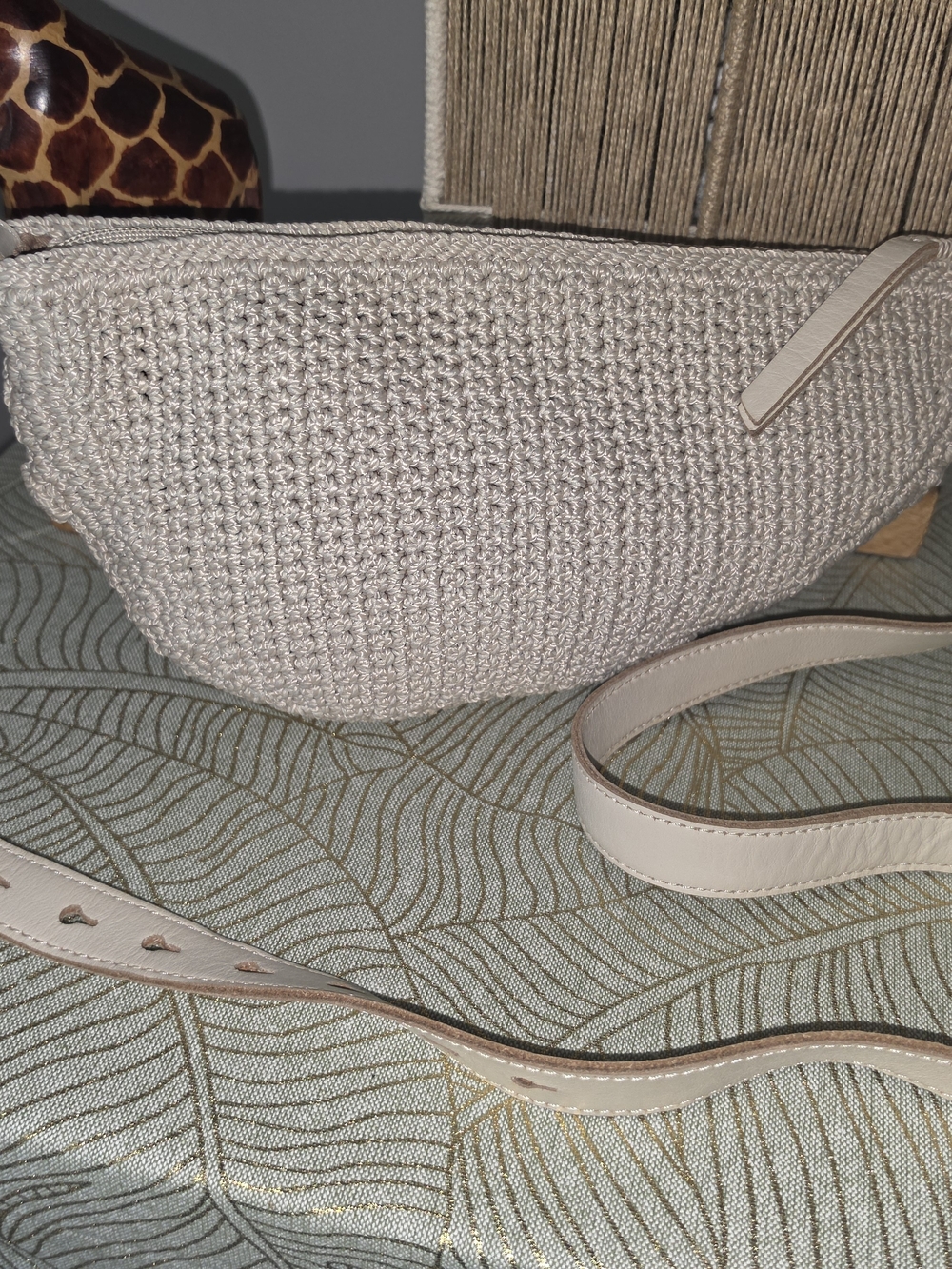 The Sak Cream Woven Crescent Crossbody - Picture 6 of 10